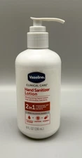 New Vaseline Clinical Care Hand Sanitizer Lotion With Pump 8 Fl Oz (236ml)
