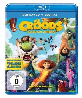 Die Croods - Alles auf Anfang (Blu-ray 3D) (+ Blu-ray 2D) (Blu-ray)