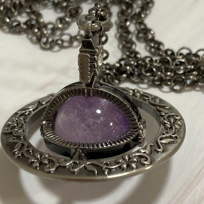 Vivienne Westwood Necklace Ornamental Small Orb Amethyst Purple