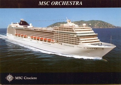 Ak MSC Crociere ''Orchestra'',  ungelaufen