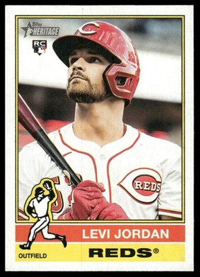 Levi Jordan Rookie RC 2025 Topps Heritage #88 Cincinnati Reds