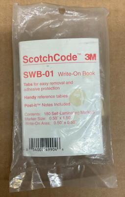 3M SWB-01 Label Wire Marker Write-On Book
