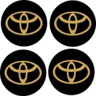 #5677 (4) 2.5" Toyota Center Cap Decals Sticker LAMINATED Great for aftermarket