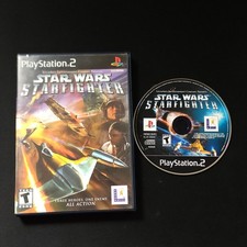 Star Wars: Starfighter ORIGINAL (Sony PlayStation 2, 2002) Ps2 No Manual