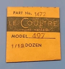 WB2c: LeCoultre 1472 Setting Lever for Cal. 497 – NOS – 1/12 Dozen