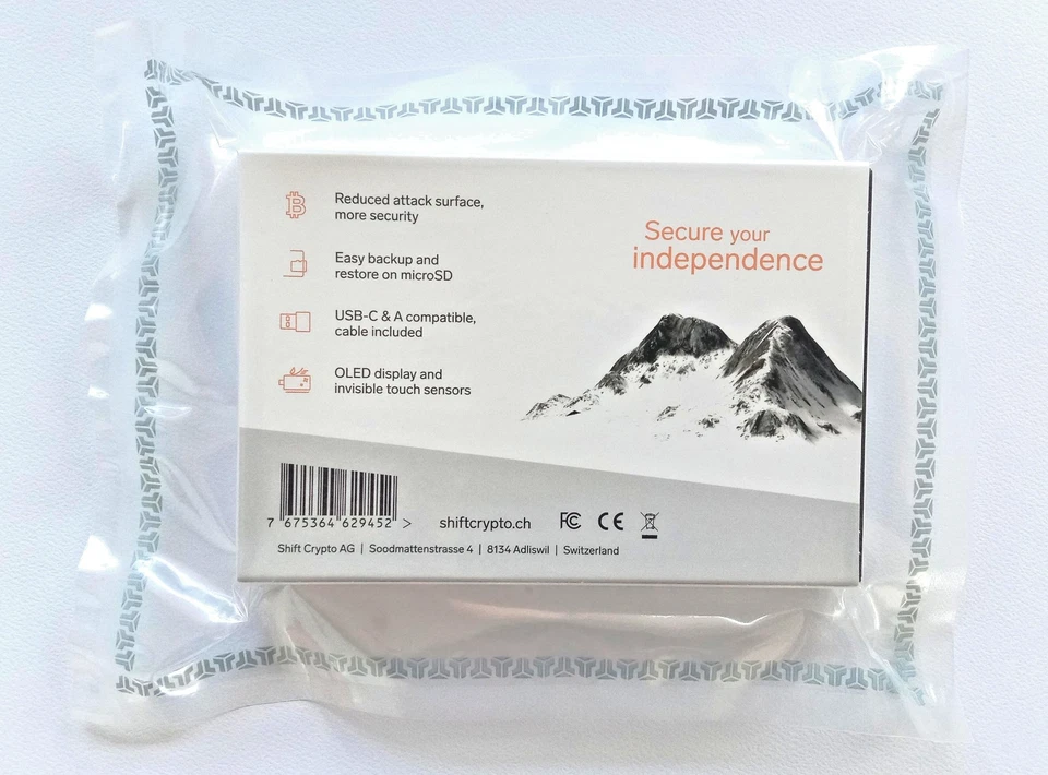 BitBox02 Hardware Wallet - Bitcoin-Only Edition - Black - Bild 2 von 4