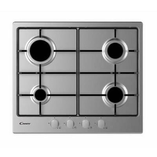 Candy CHW6BRX Gas Kochfeld 4 Brenner 60 Cm Einbau Edelstahl-image