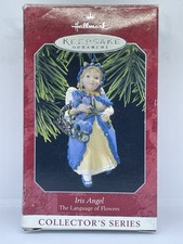 Hallmark Keepsake Ornament Iris Angel Language of Flowers Series 1998