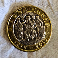 2015 UK Two Pounds (£2) Coin Magna Carta Commemorative Design Uncertified