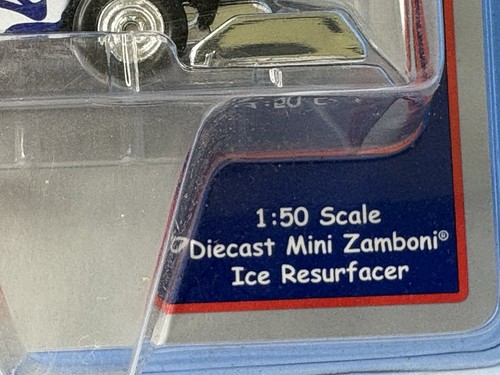 Mini Zamboni Ice Resurfacer Vehicle Promotional 10 Years 1989-1999 Sealed 1:50 - Picture 5 of 19