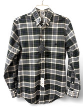 Brooks Brothers Men's Small Green Plaid Regent Dress Shirt Button New NWT 92.00
