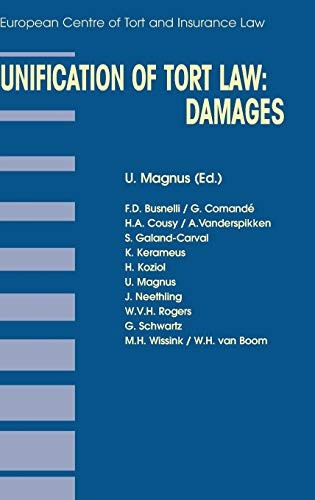 Unification of Tort Law: Damages (Principles of. Magnus<|