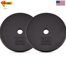 Standard Weight Plates, 1-Inch Cast Iron Barb...