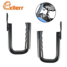 Black Steel Front Grab Handles Pair For Jeep Wrangler Tj Unlimited 1997-2006