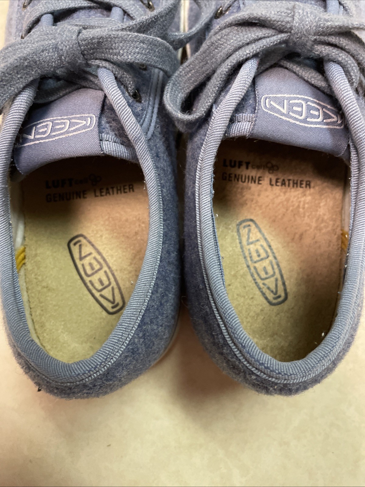 KEEN Elsa Lite scarpe sneakers casual in feltro blu donna taglia 7 5