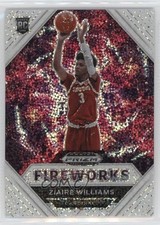 2021 Panini Prizm Draft Picks Fireworks White Sparkle Ziaire Williams #13 11oq