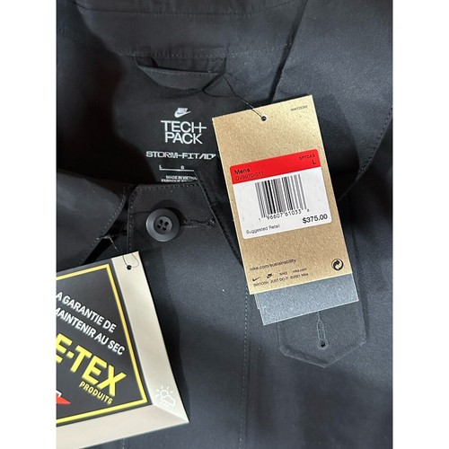 Nike Tech Pack Storm-FIT ADV GORE-TEX Men's Parka Jacket Black (DV9970-010) Sz L - Picture 5 of 8