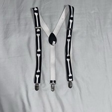 Kids Skeleton Suspenders Size 6