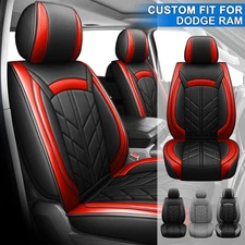 Car Seat Cover Custom for Dodge Ram 1500 2009+ Luxury 5PCS Set Seat Protector