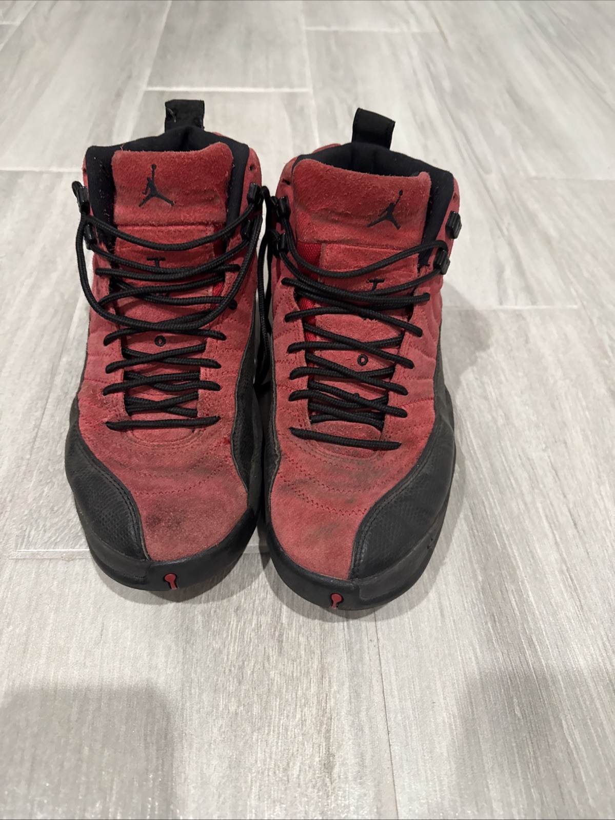 Men's Size 9.5 - Nike Air Jordan 12 Retro Reverse Flu Game CT8013-602 thumbnail 3