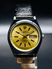 Rare Vintage Refurbished Seiko 5 Automatic Day/Date Japan Men's Wrist Watch