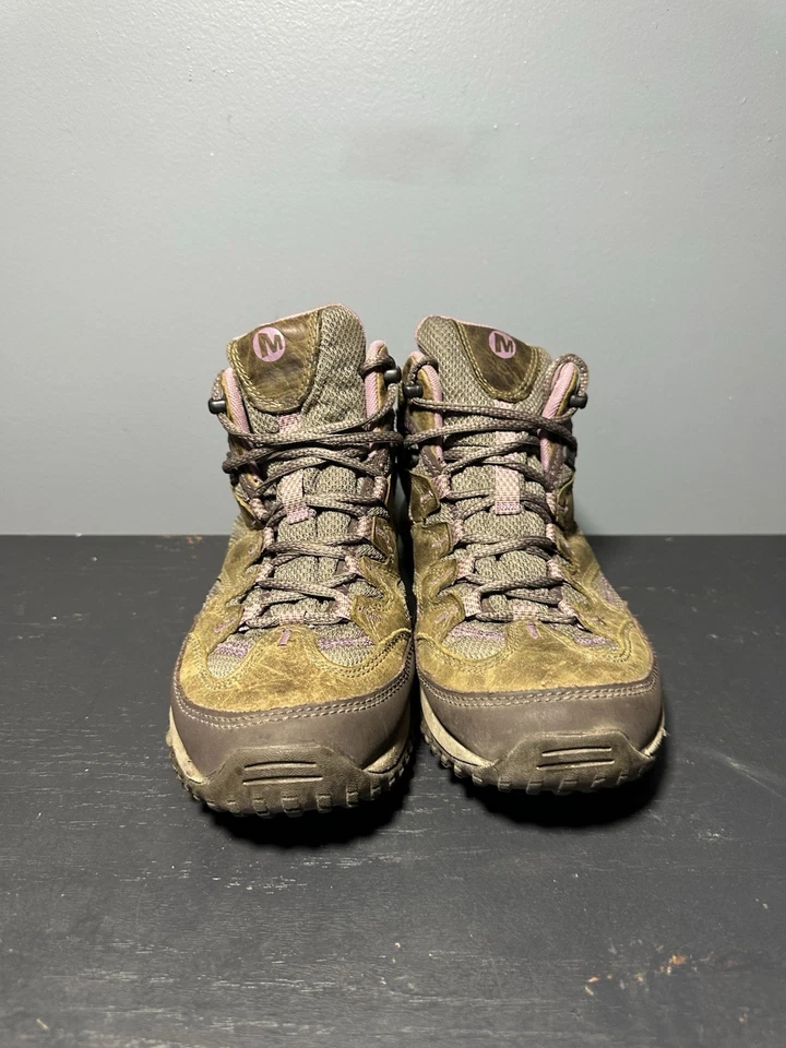 Merrell Brindle J48322 Talla 9 Dry Select Grip Senderismo Trail Zapatos Púrpura-Mujer Foto 3 de 4