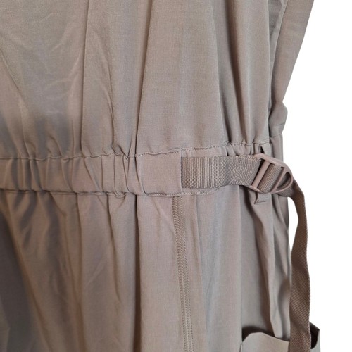 Vestido Prana Railay Bolsillo Sin Mangas Beige Mediano Ropa Activa Mini Informal Para Mujer - Imagen 3 de 14