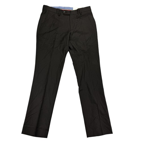Tommy Hilfiger Herren TH Flex Modern Fit 100% Wolle Anzughose dunkelbraun 30x30