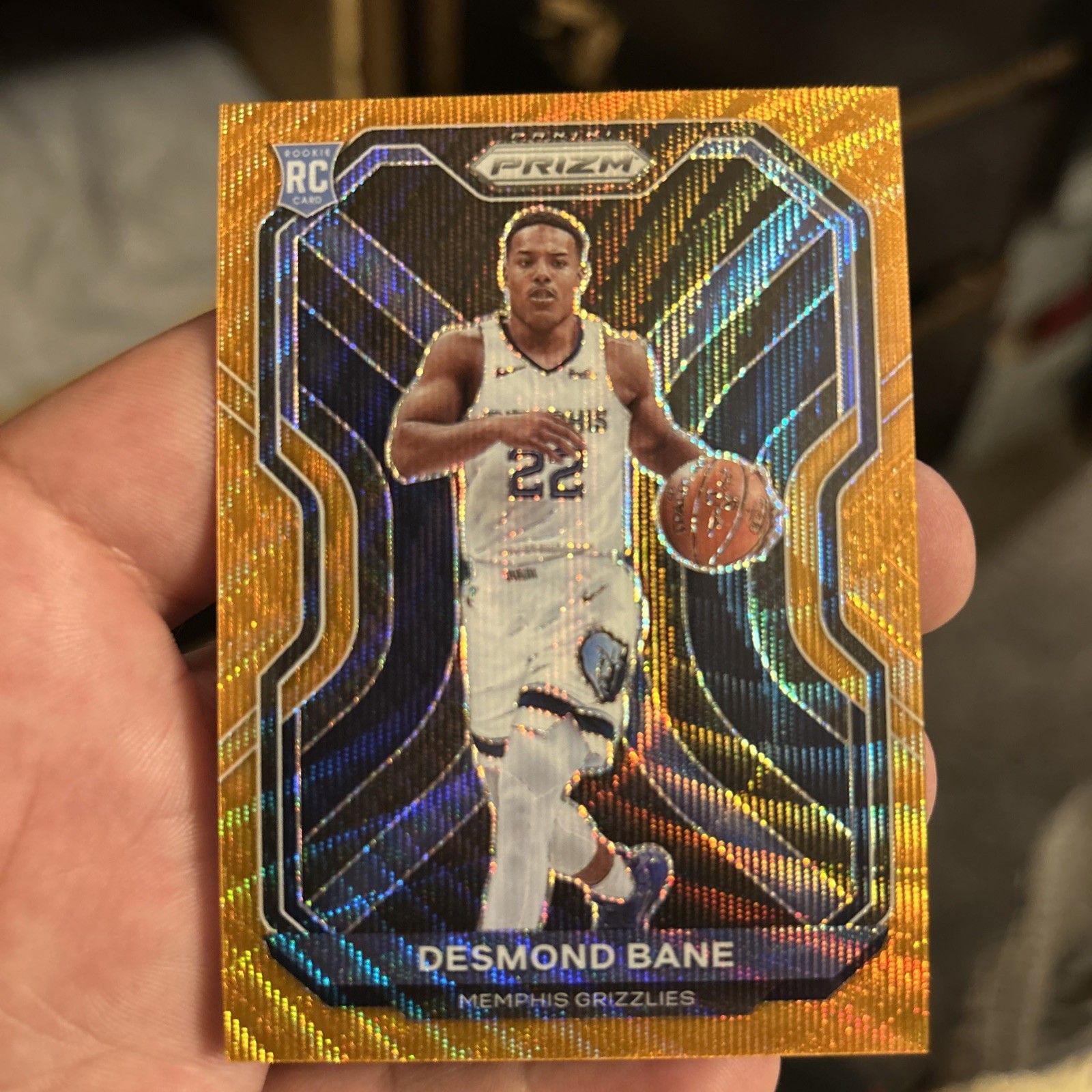 2020 Panini Prizm DESMOND BANE Orange Wave #d /60 Rookie RC PSA 10 Gem Mint!