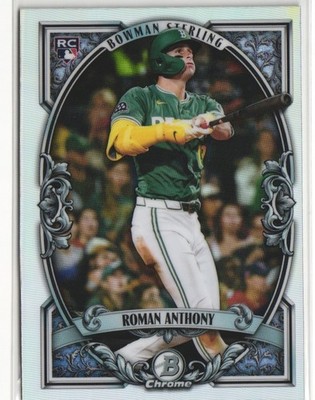 2026 Bowman Baseball Bowman Sterling Insert Refractor Roman Anthony RC #BST-12