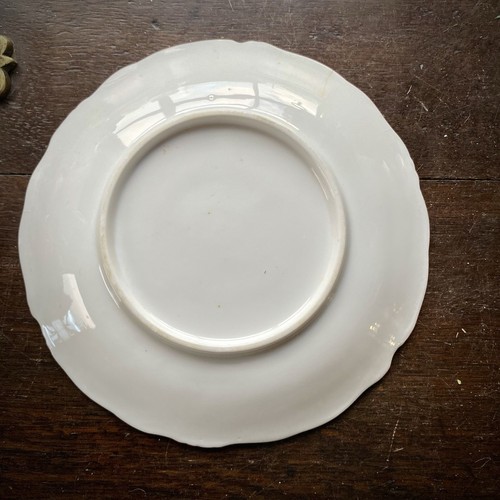 H & R Daniel’s Tea Cup & Saucer Bell Shape #6336 Porcelain Georgian Rococo @1830 - Picture 7 of 9