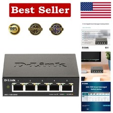 D-Link DGS-1100-05V2: 5-Port Gigabit Smart Managed Switch for Efficient Networks