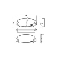 Plaquette de frein Seat MALAGA