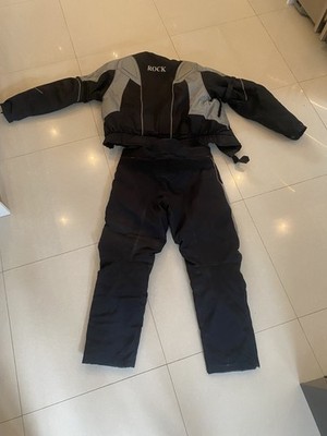 ROCK All in One Motorradanzug 3xl Jacke 4xl Hose Thermofutter herausnehmbar