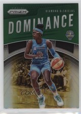 2020 Panini Prizm WNBA Dominance Green Prizm Diamond DeShields #13 0t2