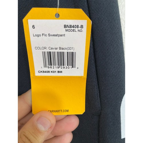New with Tags Boys' Carhartt Sweatpants - Size 6, Durable & Comfy - Picture 3 of 8
