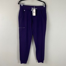 FIGS Zamora High Waist Jogger Scrub Pants Size Small Purple W23SW2016