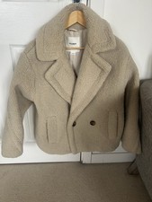 Womens Pull and Bear Sherpa Teddy Jacket Size Small