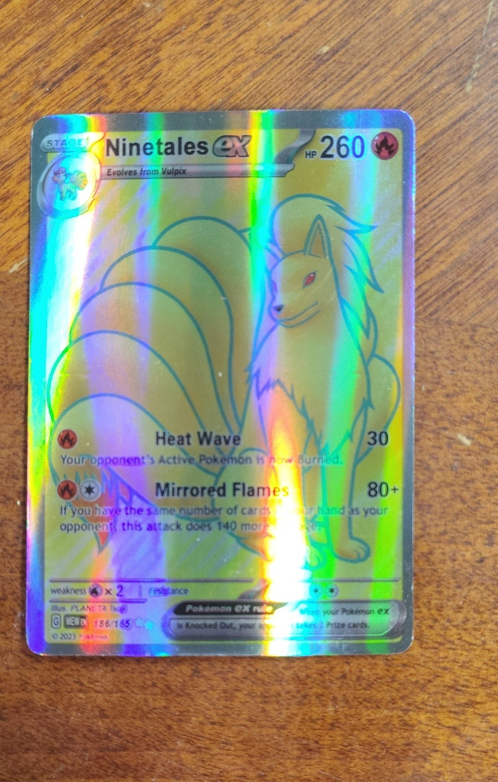 Ninetales ex 186/165 Sv: Scarlet & Violet 151 Holo