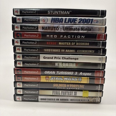PlayStation 2 Lot of 13 CIB Metal Gear Solid Gran Turismo Final Fantasy XII