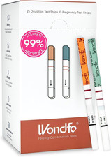 Pregnancy Test Strips and Ovulation Test Strips Combo Pack- Ovulation Predictor