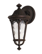 Outdoor Wall Lantern – Walnut Finish, IP44 Feiss Regent Court 1 Light