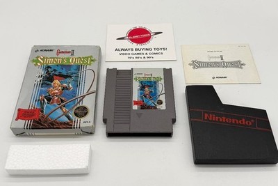 Castlevania II Simon s Quest Nintendo NES Complete CIB Video Game Works