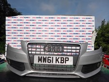AUDI A4 ESTATE 5DR AVANT TDI E SE MK4 8K 2012 SILVER FRONT BUMPER MARKS
