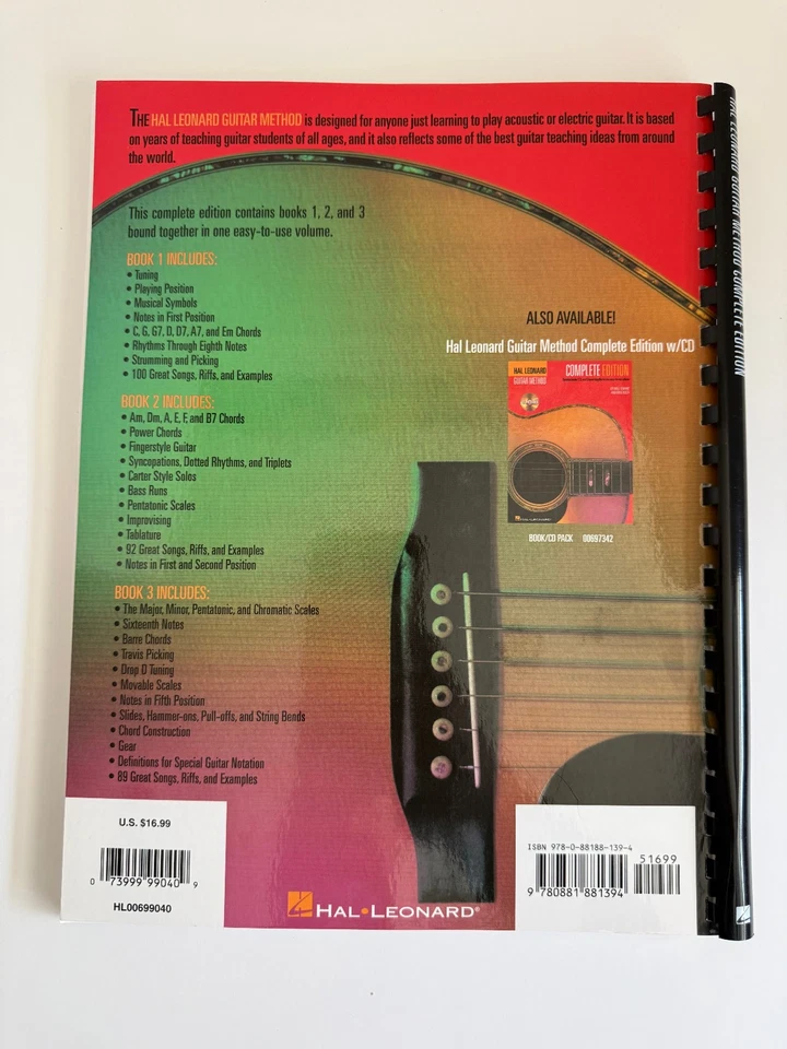 Hal Leonard Guitar Method Complete Edition Book 1, 2 And 3 Second Edition - Image 3 of 3