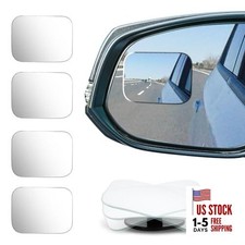 4PCS Blind Spot Mirror for Cars Frameless HD Glass Car Blind Spot Rectangle
