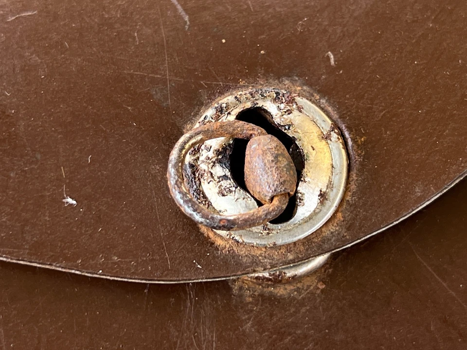 Bolsa de herramientas de cuadro de bicicleta soviética vintage con herramientas de 1980 URSS CCCP. Foto 3 de 4