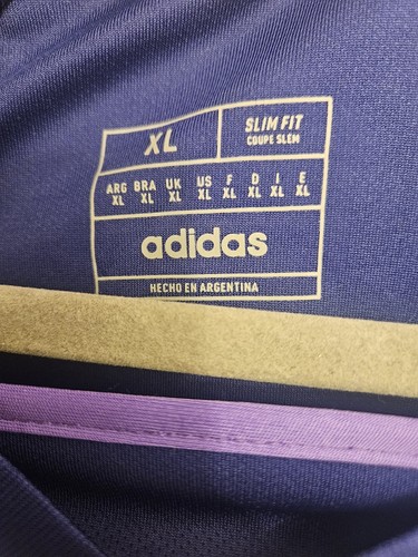 Argentina Away 2022 World Cup Men's Jersey Purple BLANK Brand New W/Tags XL, XXL - Picture 15 of 19