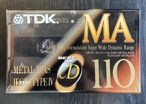 TDK MA Metal Bias 110 am besten für CD Typ IV NEU VERSIEGELT kostenloser Versand - Bild 1 von 4