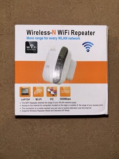 Wireless N WiFi Repeater 300Mbps Range Extender Booster Signal Amplifier